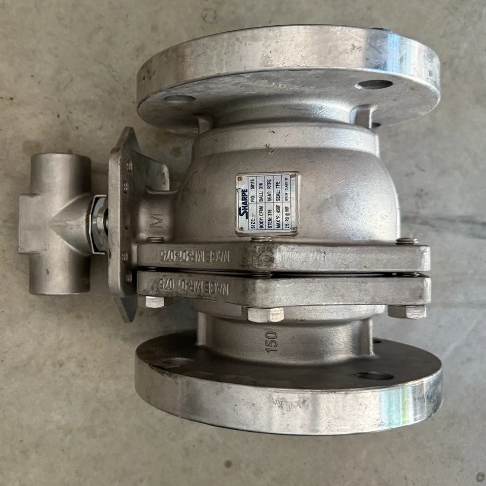 Sharpe 3” ANSI 150 Stainless Steel Flanged Ball Valve New Full Port - Image 4 of 4