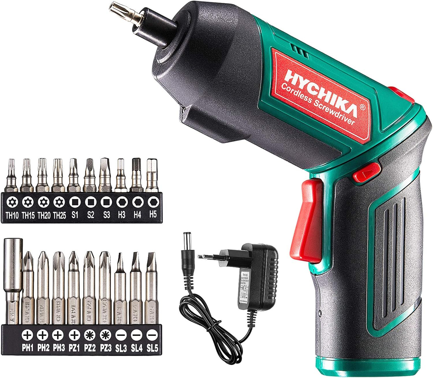 HYCHIKA Avvitatore Elettrico 6N.M, Cacciavite Elettrico (Par Max 6 N.M, 3.6 V, 2