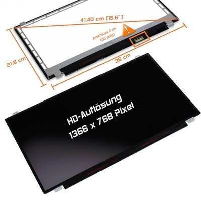 15,6'' LED Display matt passend für Acer 2520 Extensa 2520G WXGA HD 1366x768