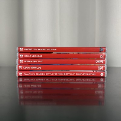 Nintendo Switch Empty Game Cases - Among Us Hello Neighbor LEGO Worlds, No Games