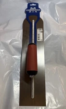 Marshalltown Finishing Trowel,Round End,16 x 4 In MXS66RED Marshalltown MXS66RED