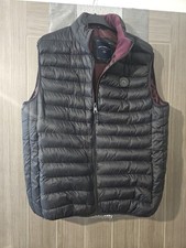 Mens Tokyo Laundry Black Padded Puffer Sleeveless Gilet/bodywarmer Size L