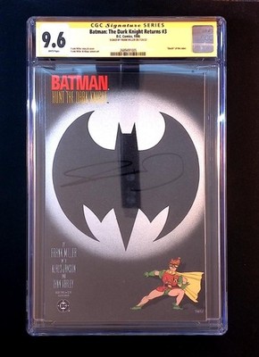 Batman: the Dark Knight Returns #3 DC 1986 CGC 9.6 SIGNED Frank Miller