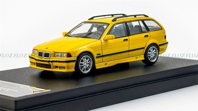 Mortal Third Generation BMW 3 Series E36 Yellow regular version LTD 1:64 model