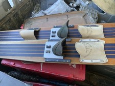 Vintage Cypress Gardens Water Skis Pro Star II Wood Waterskiing Made in USA RARE