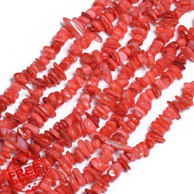 THRELE Light Red Shell Beads 260pcs