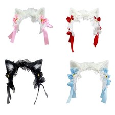 Cats Foxes Ears Hairhoop Headwear Anime Fancy Dress Party Cosplay Halloween