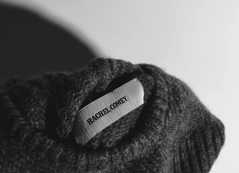 Rachel Comey Alpaca Wool Fisherman Hooded Faux Hood Minimalist Blend Sweater L - Image 4 of 4