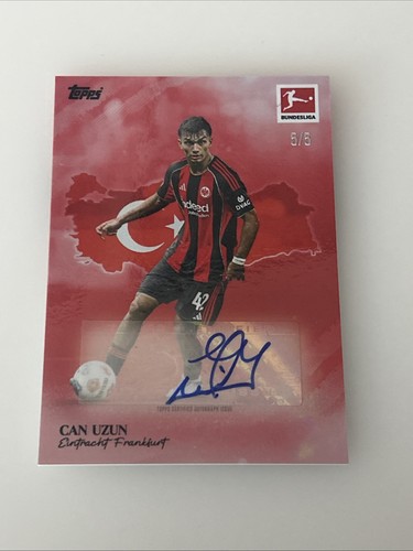 Topps Bundesliga International Stars 2025/26 Can Uzun Auto 5/5 Frankfurt Türkei