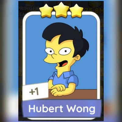 1 x Hubert Wong (   ) - Set 12 - Mono_Poly_Go Aufkleber - Best Service