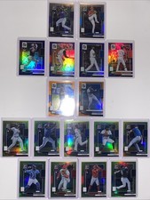 2022 DONRUSS OPTIC MLB LOT OF 17 CARDS HOLO PRIZM PURPLE/ORANGE/LIME GREEN NM