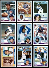 1983 Topps Chicago Cubs Team Set 8 - NM/MT 7301059