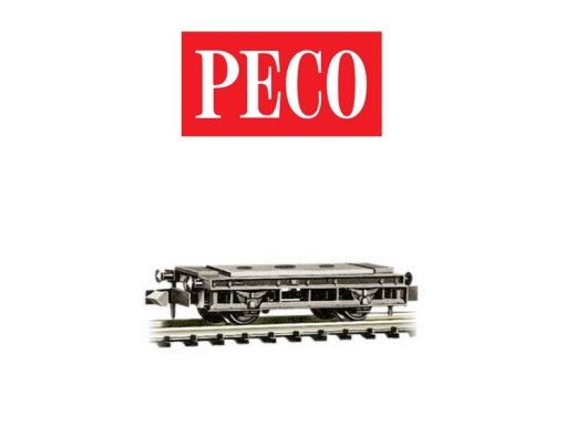 Peco NR-121B 10ft Wheelbase Brake Van Chassis Steel Type N Gauge Kit