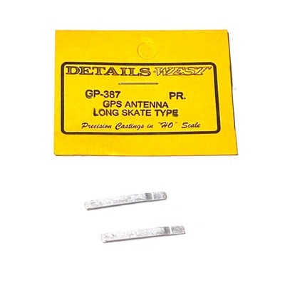 Details West 687 GPS-Antenne Spur HO   Lange Skate-Ausführung, 1 Paar