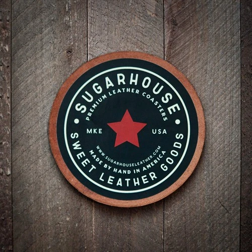 Sugarhouse Leather New Mexico State Silhouette Coaster - Thumbnail 4