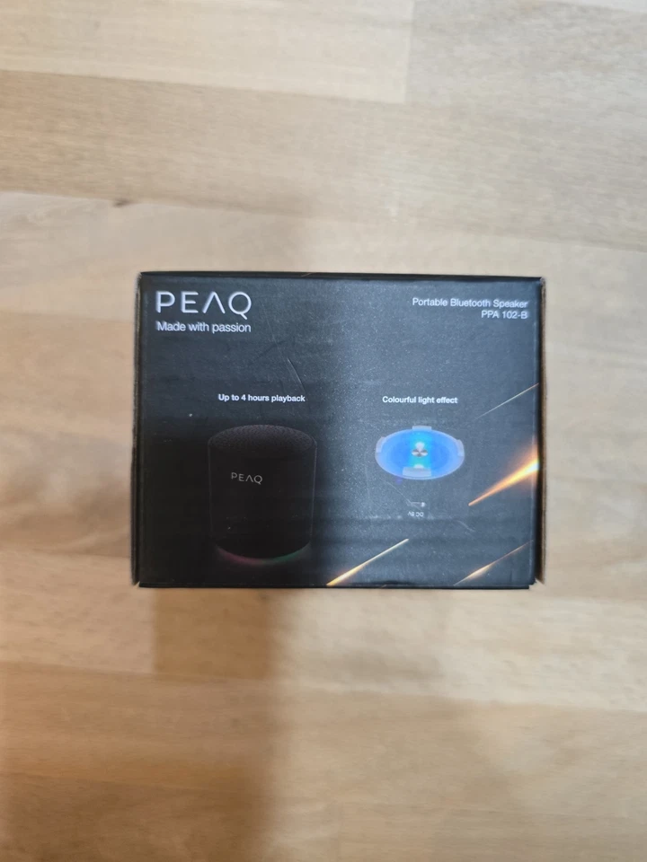 PEAQ PPA 102-B Bluetooth Lautsprecher, Schwarz - Bild 1 von 4