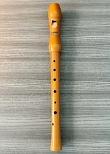 Vintage Hohner Konzert C-Descant Wooden Recorder Germany 9504 Exc Instrument 12”