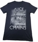 Alice In Chains T Shirt Mens Small Black Graphic Print Short Sleeve Band Tee