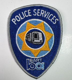 BART Police Services Bay Area Transit California CA Patch M1