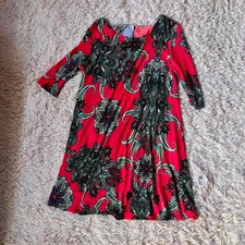 Neon Paisley Slinky Retro Boho Indie Hippie Casual Eclectic Vivid Stretch Dress