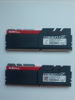 G.Skill Trident Z RGB 16GB DDR4 PC3200 DIMM Kit, 2x8GB, CL14-14-14-34 B-Die