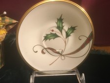 Lenox Holiday Nouveau Saucer Plate NEW with tags USA second quality ivory color