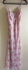 NWT ASTR The Label Women's pink Floral Sleeveless Dress Size M