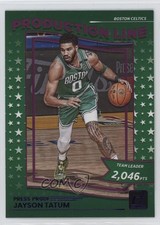 2022-23 Panini Donruss Production Line Purple Press Proof Jayson Tatum #10 0f7h