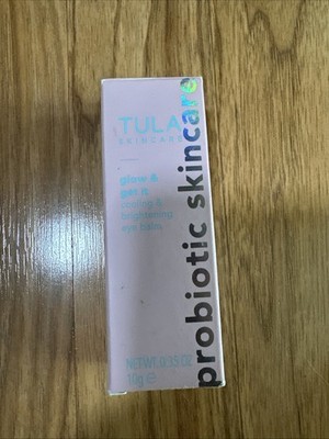 TULA SKINCARE Rose Glow + Get It Cooling & Brightening Eye Balm 10g FULL SZ $38