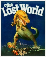 1925 The Lost World Film Advertisement Vintage Poster Print