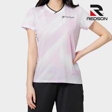 Redson 26S/S Women's Badminton T-Shirts Sports Training Top Tee Pink RGW2T2601