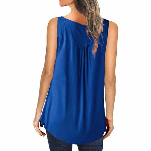 Damen Kurzarm Shirt Sommer T-Shirt Freizeit Lose Bluse Oberteile Tunika Longtops - Bild 20 von 32