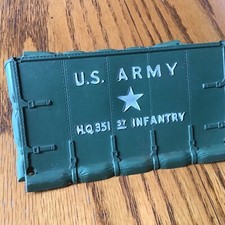 Vintage MPC military army playset HQ 351 Infantry tent canopy