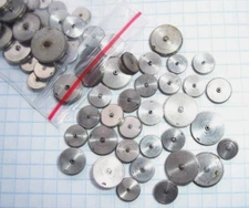 50 grams (70+ pcs) of watch MAINSPRING BARRELS WHEELS Steampunk parts repair