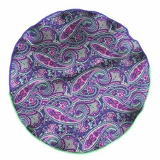 Lord R Colton Masterworks Pocket Round Violet Aftermath Silk  75 Retail New
