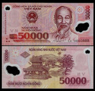 Vietnam 50000 DONG P-121 2014 Polymer Currency UNC Vietnamese Bill VND BANK NOTE