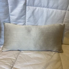 New Silver Hotel Collection Down Pillow 20x10” “d”