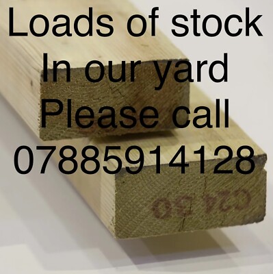 3x2 tanalised treated timber 47x75 pefc 3.6m lengths | eBay UK