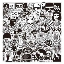 50 Cool Black And White Stickers For Laptopwater Bottlephone Case