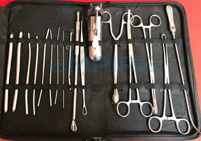 Ginecología Obstetricia 18 piezas Instrumentos ginecológicos Dilatador colección