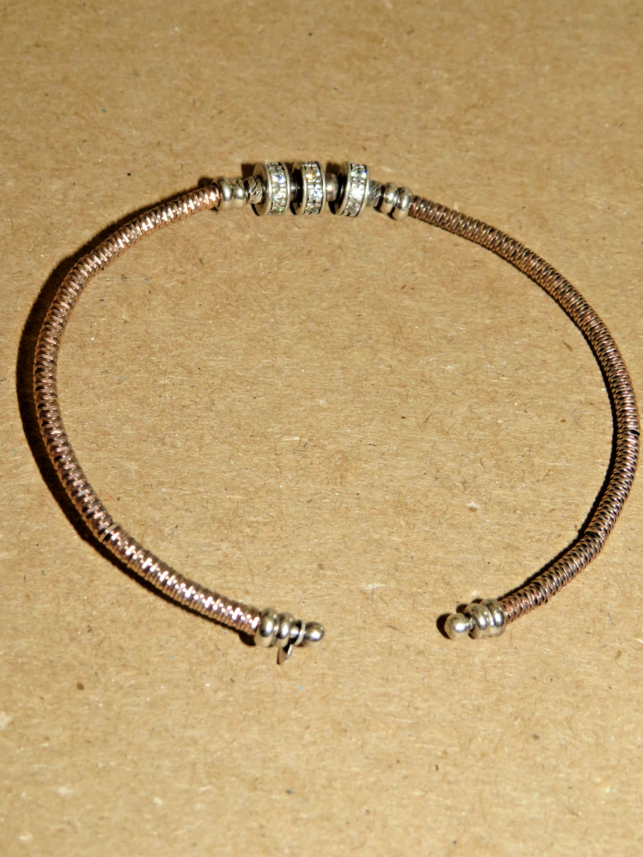 DYADEMA Italy 925 Women's Cuff Bracelet Tone