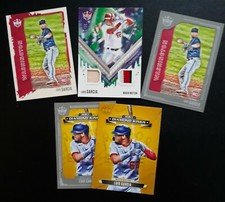 2021 DIAMOND KINGS. LUIS GARCIA. MATERIALS. 33/50. + 2 SP RC'S #157 & 2 DEBUTS.