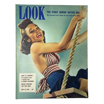 Look Magazine May 21, 1940 The Story Behind Native Son No Label VG