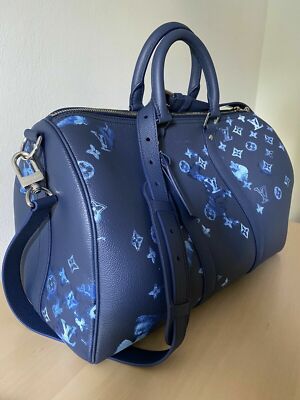 Louis Vuitton Keepall Watercolor Virgil Abloh M57845 Neu incl