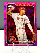 2024 Topps Chrome Update Jordan Lawler Magenta Purple Lava Refractor RC /299