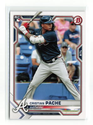 CRISTIAN PACHE #36 RC 2021 BOWMAN BRAVES | eBay