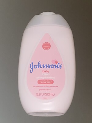 Johnsons Baby Lotion with Coconut Oil; Hypoallergenic; 10.2 Ounce (300ml)