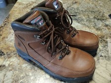 Wolverine Womens Davis Hiker Boot Size 8.5 W04671 Steel Toe Slip Resist EUC
