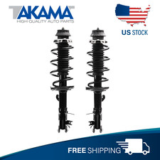 2 pcs TAKAMA Complete Front Strut Coil Spring Set Kit For 16-22 HONDA HRV 4WD