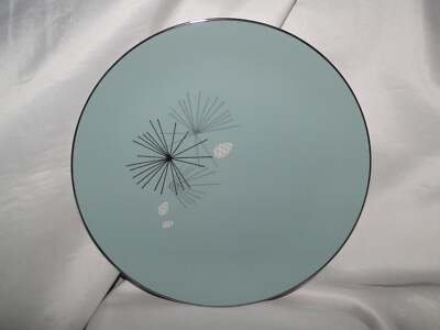 Franciscan Silver Pine, Atomic, Pine Cones, MCM: Dinner Plate (s), 10 1/2''